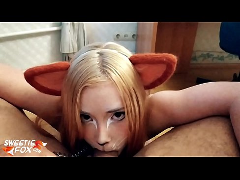 ❤️ Kitsune yutmak çük ve boşalmak içinde ona ağız ❤ Rus pornosu bizde